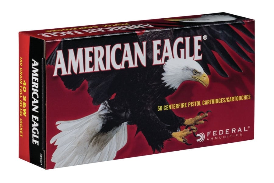 American Eagle .40 S&W 180gr FMJ 50 Rounds Ammunition - AE40R1