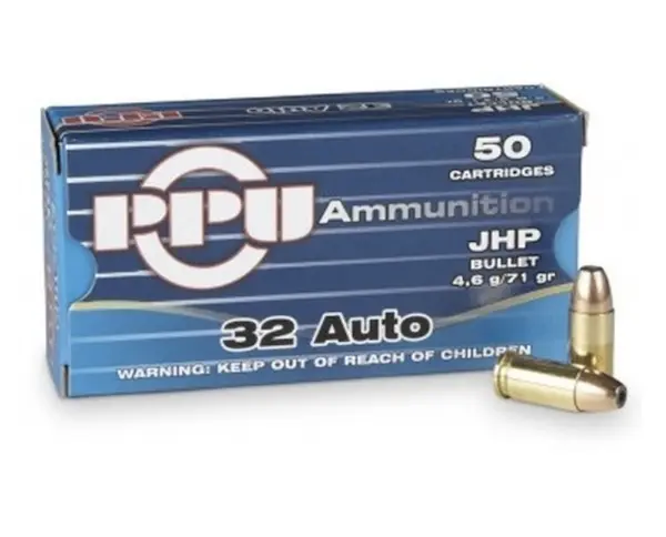 PPU 32 AUTO 71GR JHP 50BX