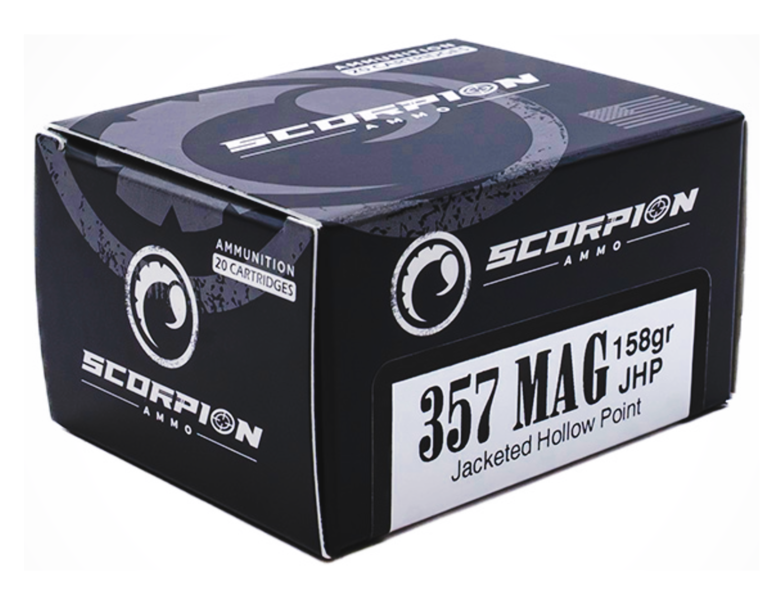 Scorpion 357 Magnum 158gr JHP Ammo, 20rd