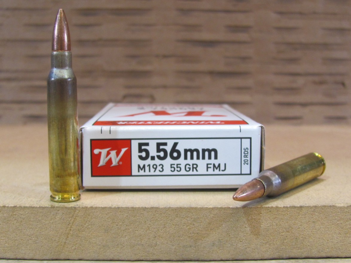 1000 Round Case – 5.56mm 55 Grain M193 FMJ Winchester Lake City Ammo – WM193K