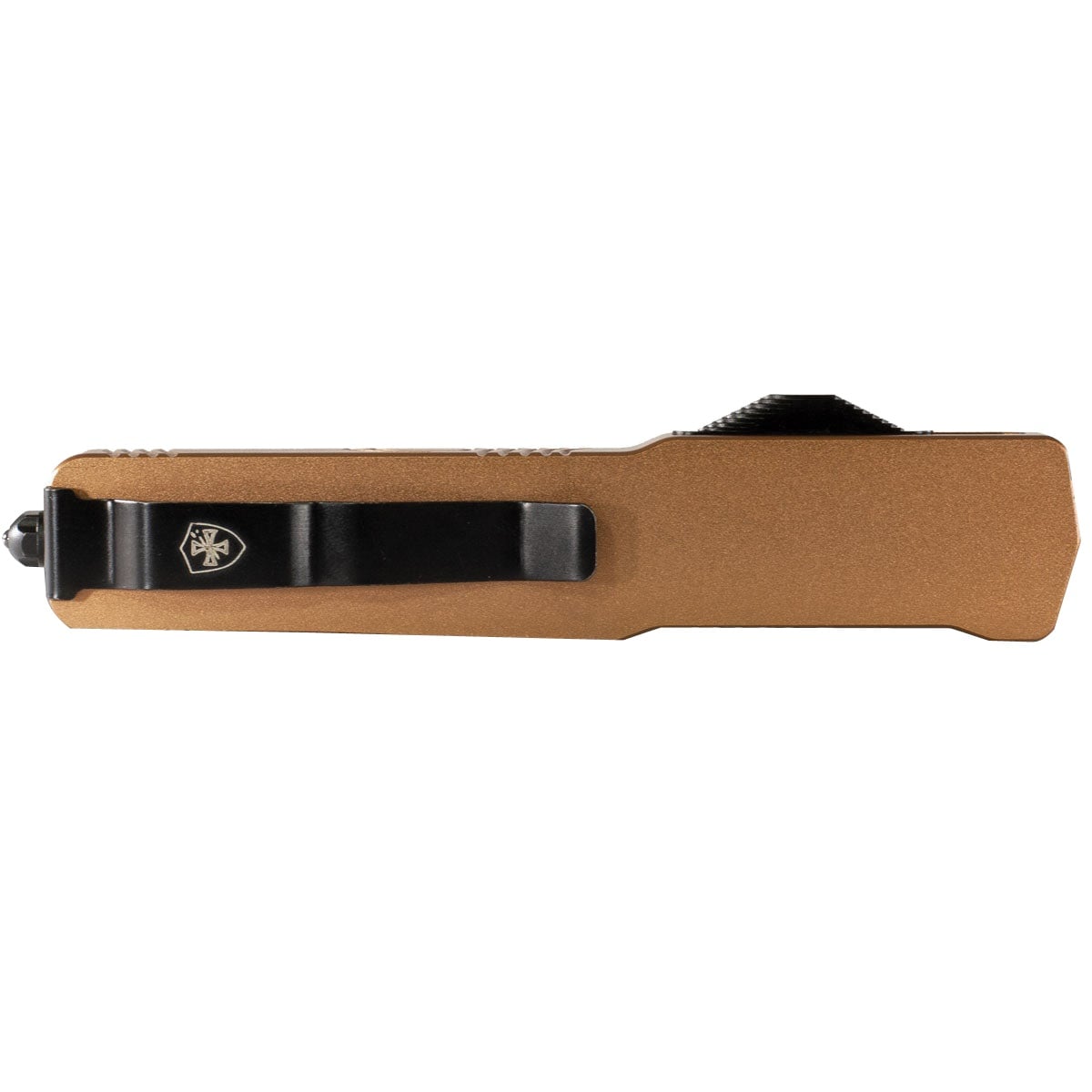 Templar Knife Premium Lightweight Slim OTF Knife Drop Point, Bronze Anodized - MA-AB-32-1
