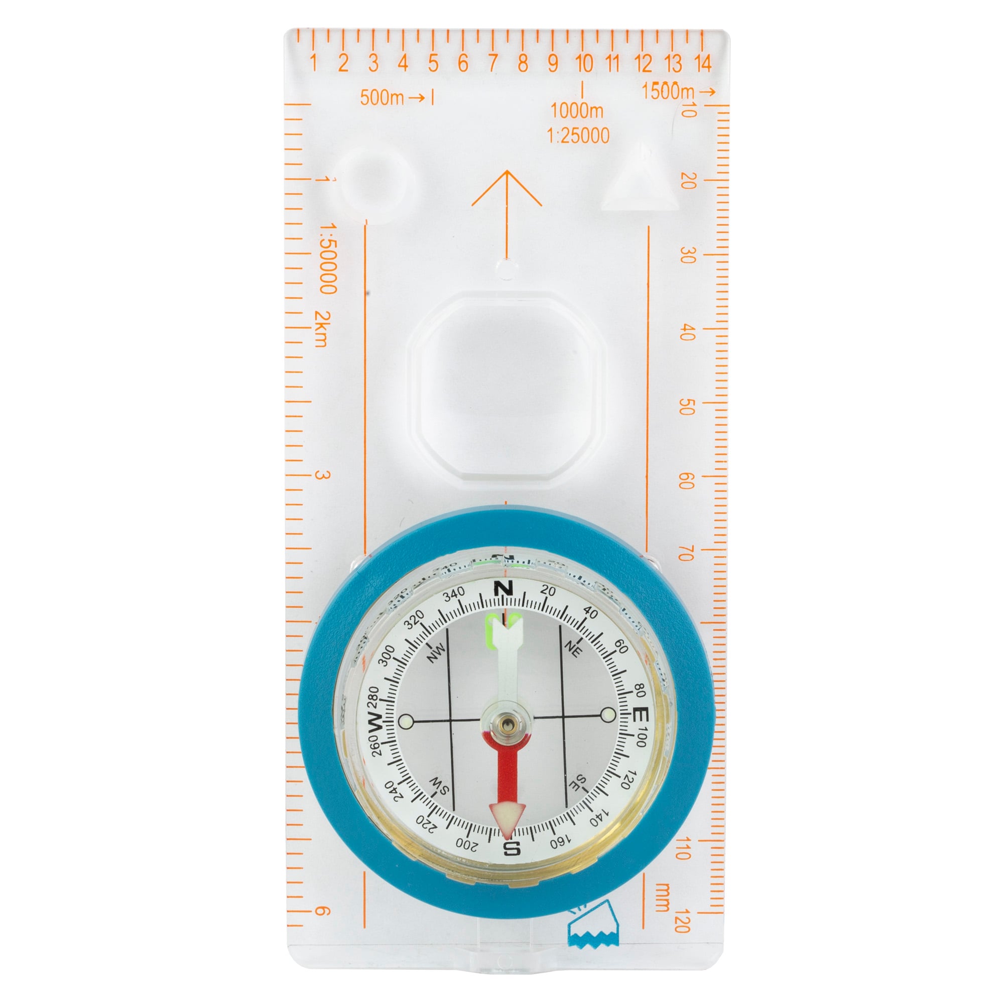 UST - Ultimate Survival Technologies Deluxe Map Compass, Lanyard, Clear
