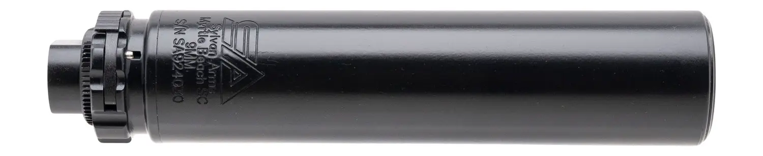 Sylvan Arms SA9TIRD 9mm Titanium Suppressor 1/2x28