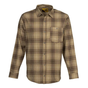 Browning-Clothing Browning Upland Flannel Long Sleeve Shirt Tan S