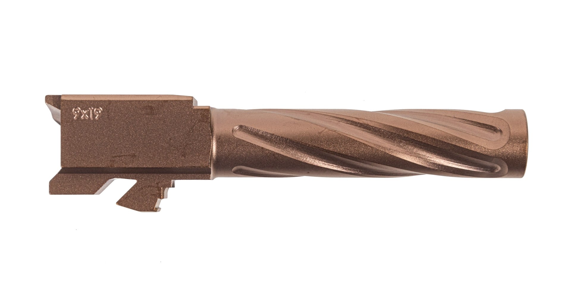 PSA Dagger Non-Threaded Barrel - Spiral Fluted, Copper