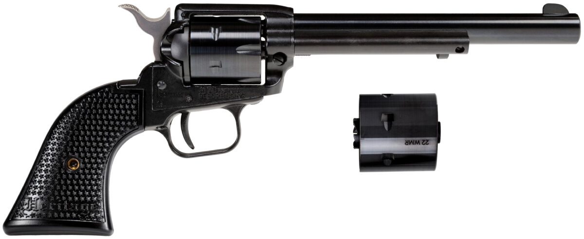 Heritage Manufacturing 22LR/22M BLUE 6.5" FS POLY 2 CYLINDERS