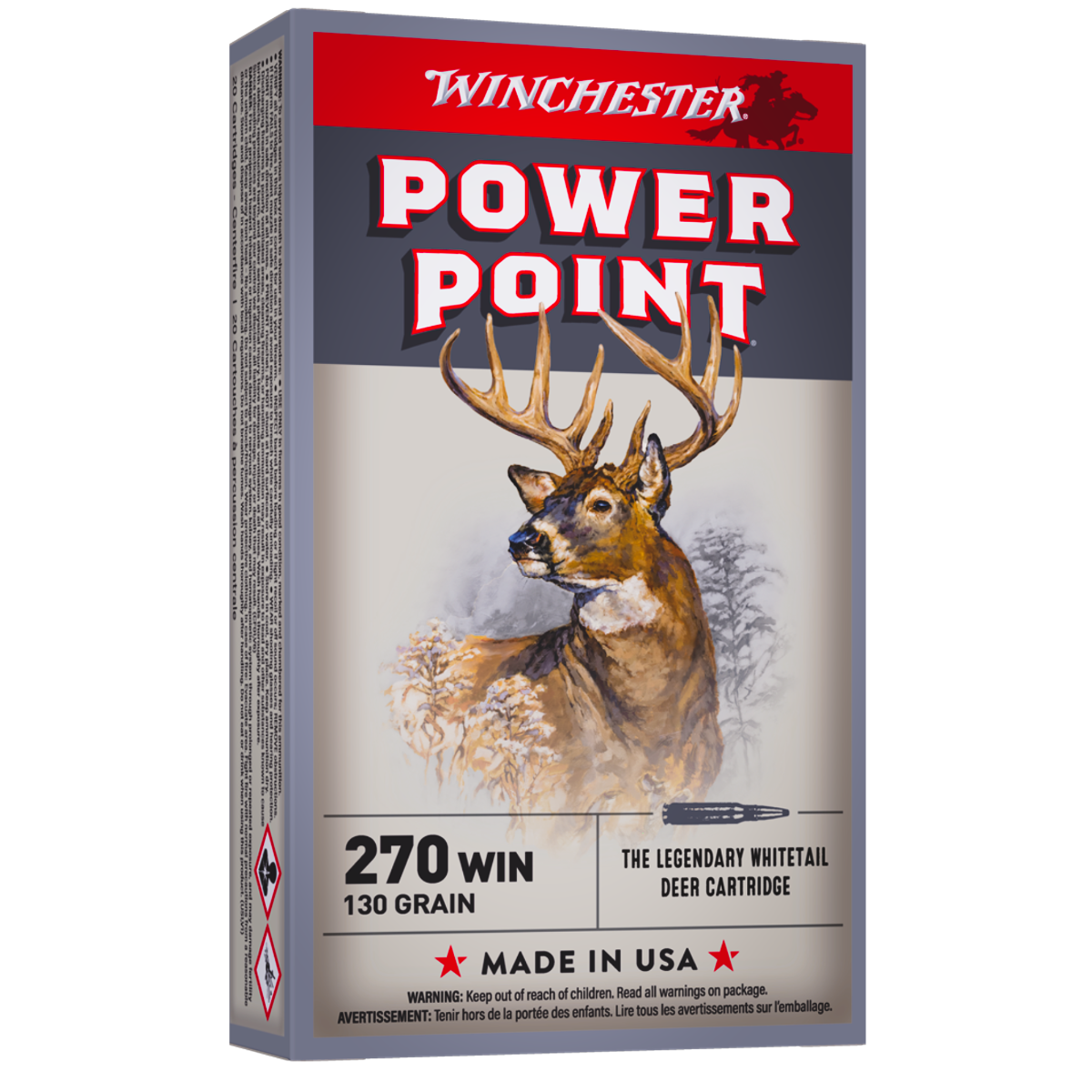 Winchester 270 130gr Power-Point Super-x Ammunition 20rds - X2705