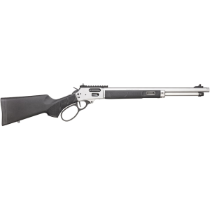 Smith & Wesson 1854 Tactical Lever Action Rifle 45-70 Government 20" Stainless Threaded Barrel Stainless Frame Black Field Stock