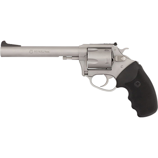 Charter Arms Pit Bull 9mm Revolver 6" Stainless Steel
