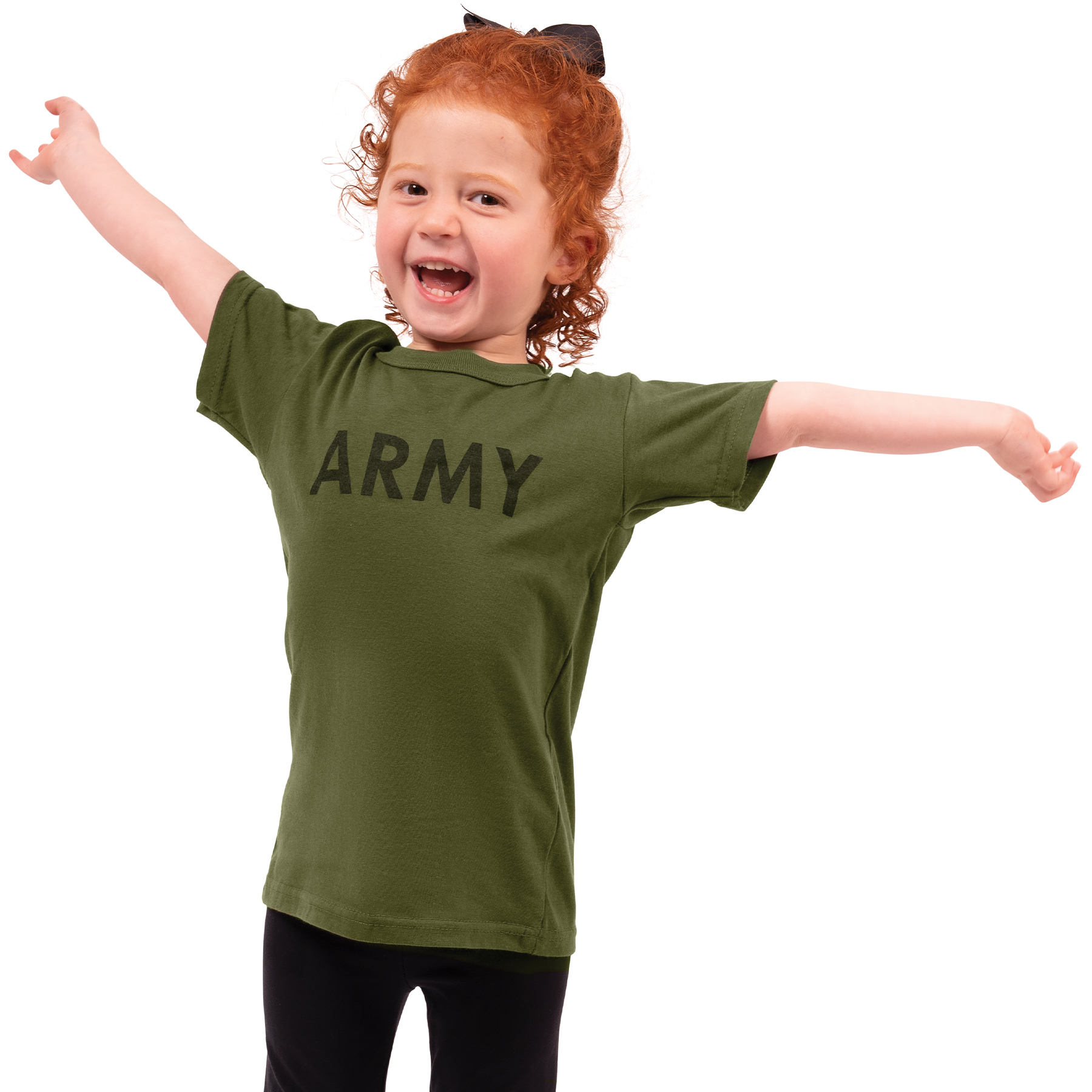 Rothco Kids Army Physical Training T-Shirt - Olive Drab, Large