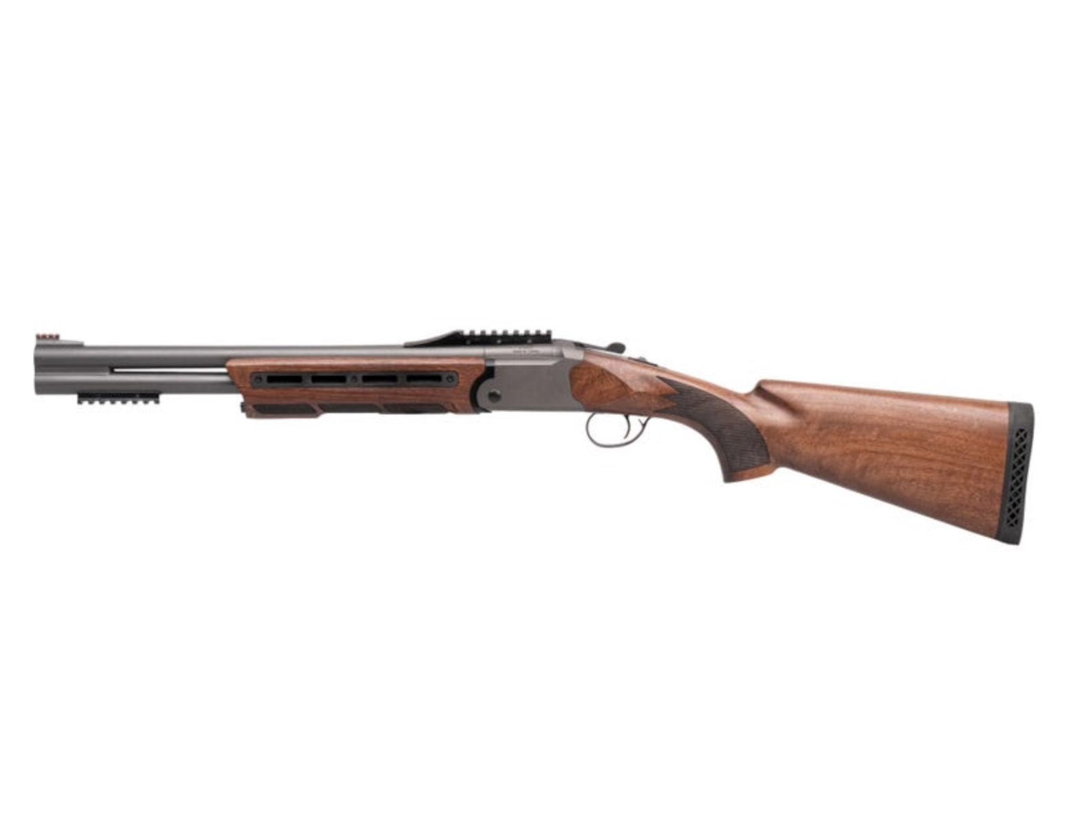 Panzer Arms Jaeger Tactical 12GA 18.5" Over/Under Shotgun, Walnut /Disruptive Grey