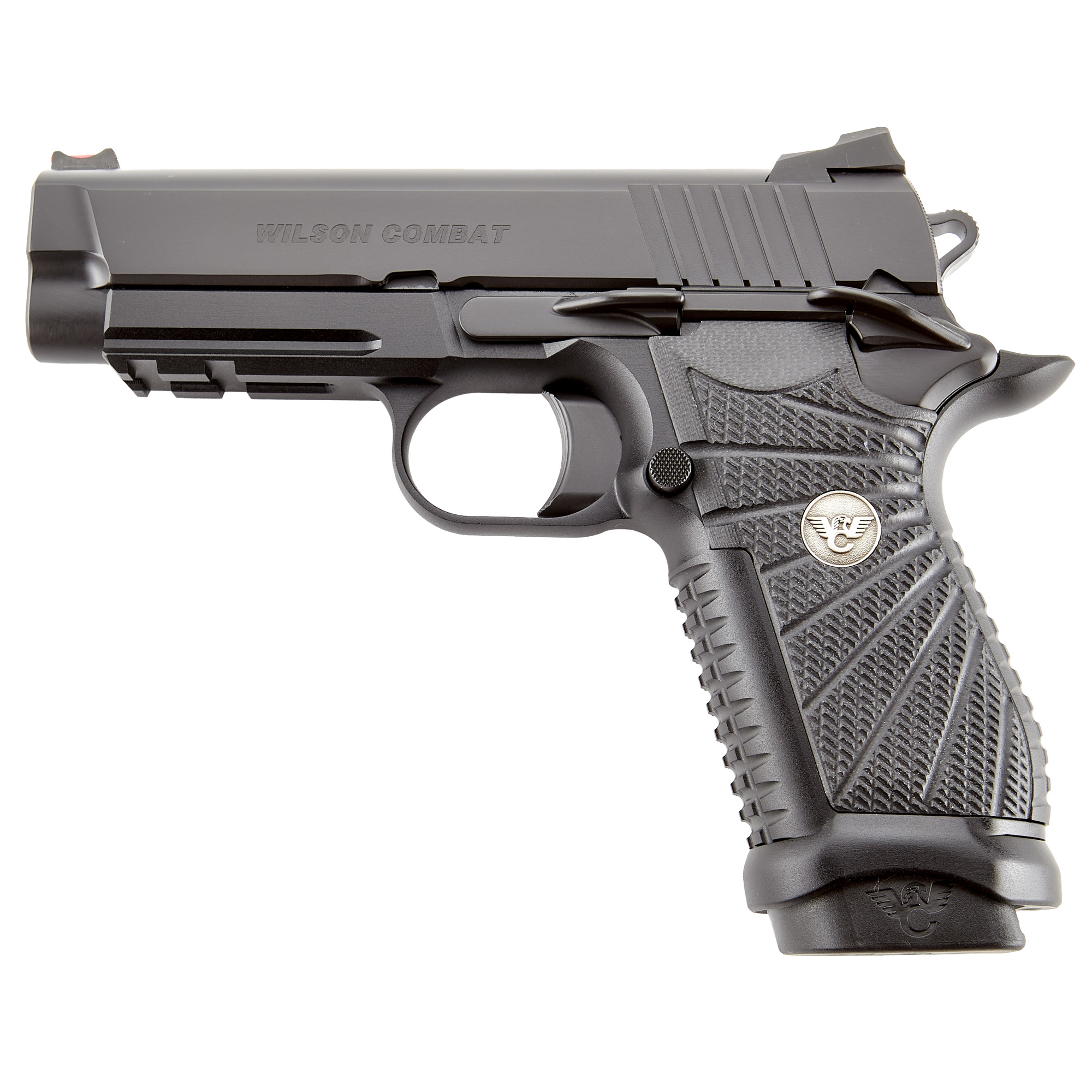 Wilson Combat EXPERIOR 9mm Pistol, 4" Barrel, Fiber Optic Front Sights, Black - XPDCPR9