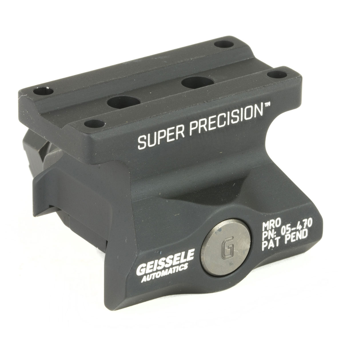 Geissele Super Precision Trijicon MRO Lower 1/3 Co-Witness Mount, Black - 05-470B