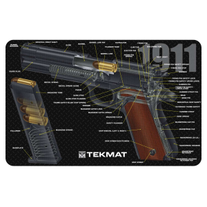 TekMat TEKR171911CA Original Cleaning Mat  1911 3D Cutaway 11 x 17