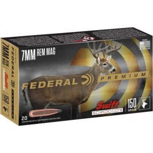 Federal P7RSS1 Premium 7mm Rem Mag 150 gr Swift Scirocco II - 20rd Box