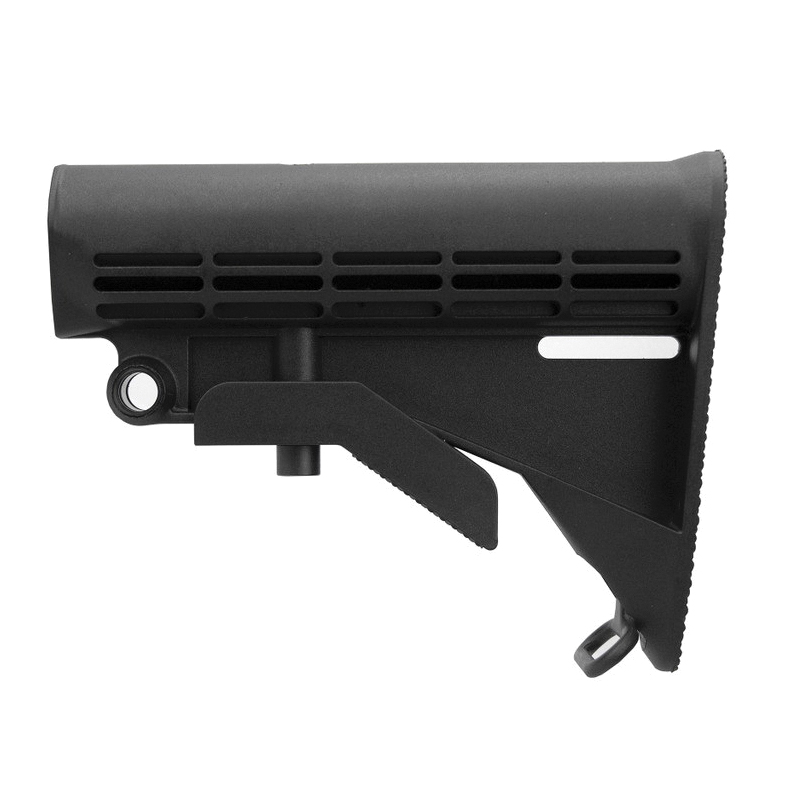 Aim Sports GI Style Stock Body for AR-15/M4, Black - USASM4STK