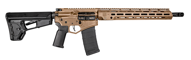 Diamondback DB15 5.56 NATO AR Rifle, 16" M-Lok FDE/Blk