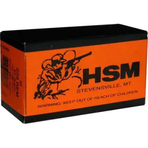 HSM AMMO .223 52GR. HPBT HORNADY MATCH 50-PACK