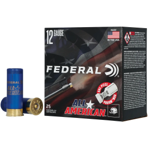 Federal FAA12HC8 All-American  12Gauge 2.75 1 1/8oz 8Shot 25 Per Box/10 Case