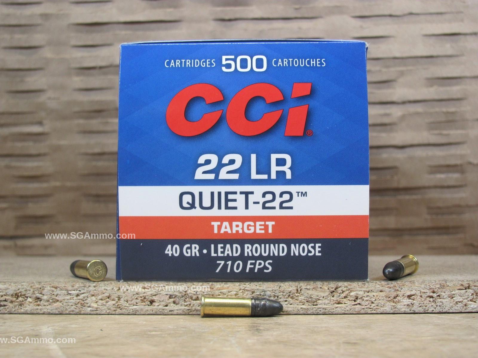 5000 Round Case – 22 LR 40 Grain CCI Low Noise Quiet Ammo – 960 – READ DESCRIPTION