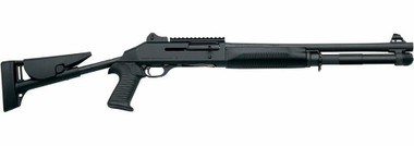 Benelli M4 LE 12 Gauge Shotgun, 18.5" Barrel, Collapsible Stock, Night Sights
