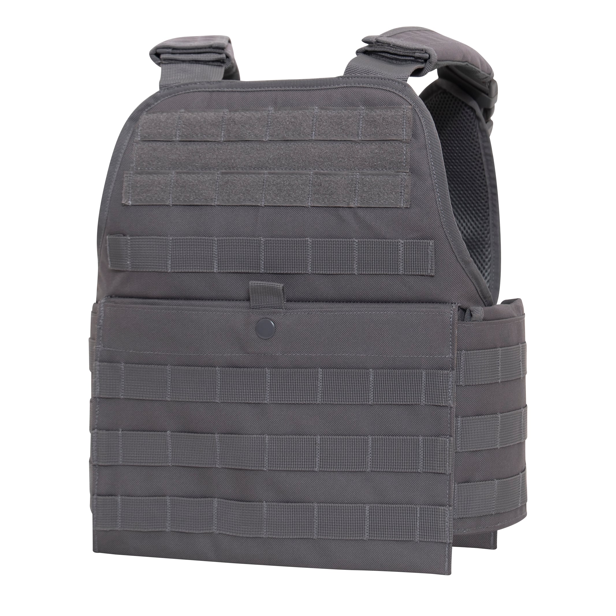 Rothco Molle Plate Carrier Vest - Grey, Regular