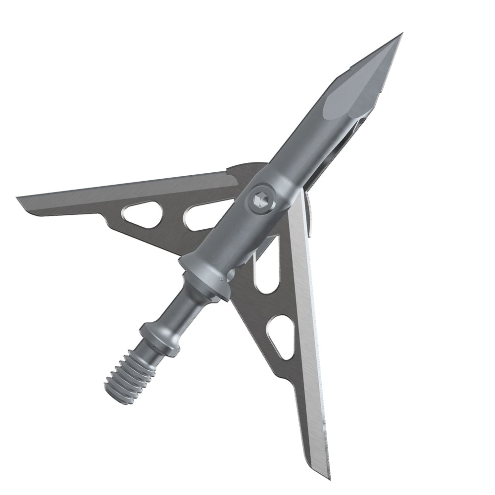G5 Outdoors T2 100 gr 2-Blade Expandable Broadhead, Gray Pack of 3