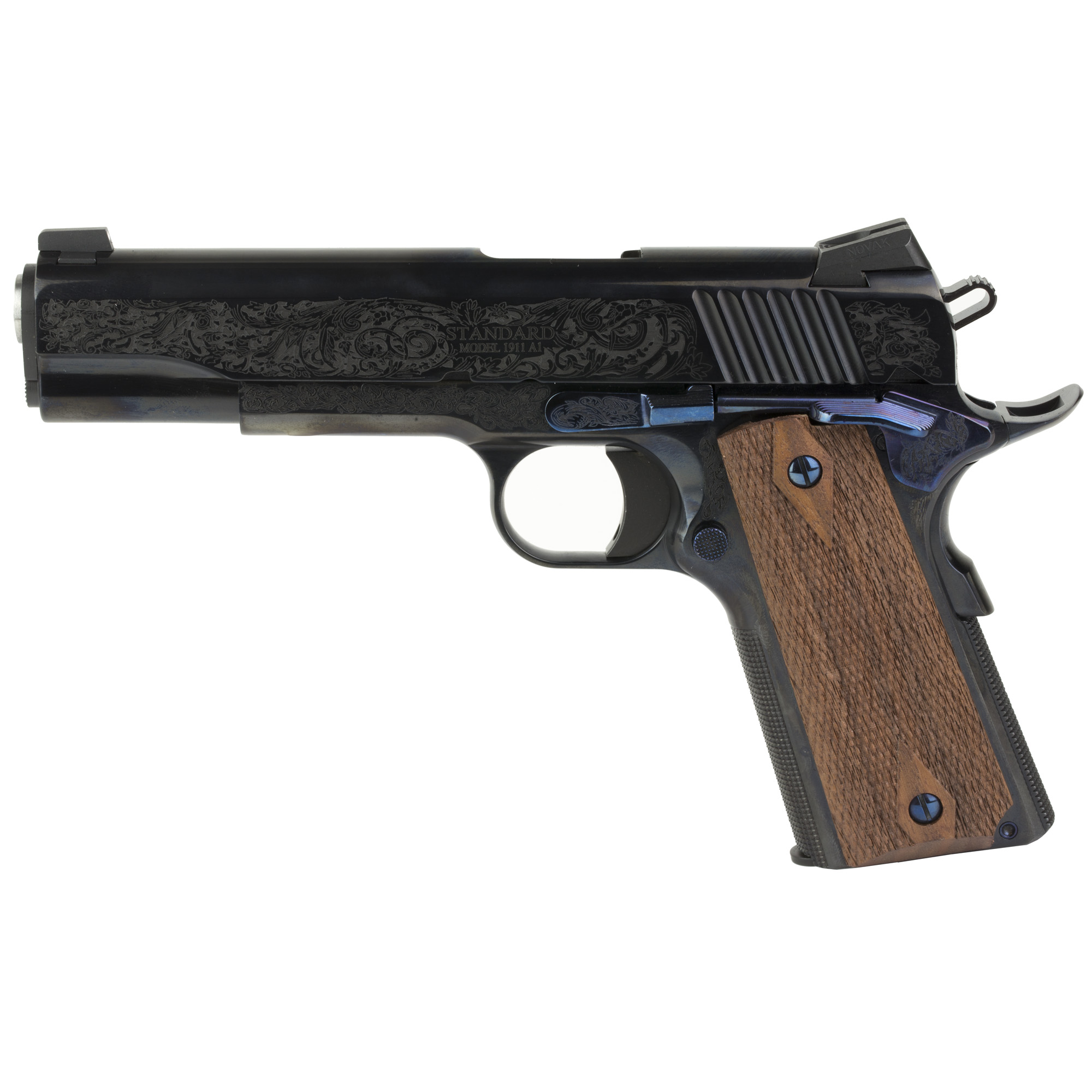 STD 1911 45ACP BLUED W/ENGRAVING 5"