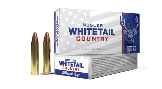 Nosler Whitetail Country 350 Legend 180gr SW Ammo 20rds - 40130