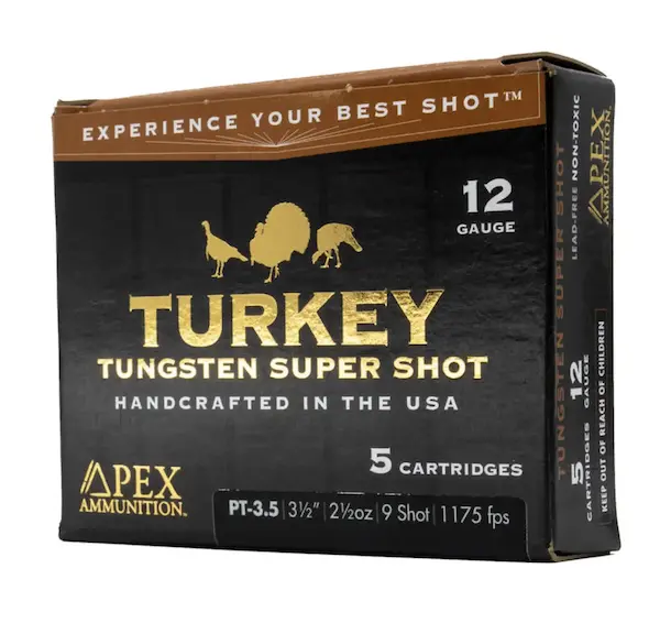 APEX 12G 3.5" 2.5OZ PRED TSS #4 5RD
