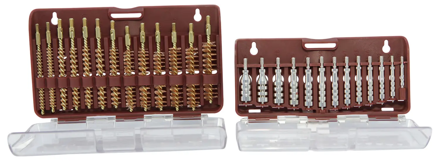 Tipton 444777 Jag Brush Set 17-45 Cal 8-32" Thread 26 Pieces