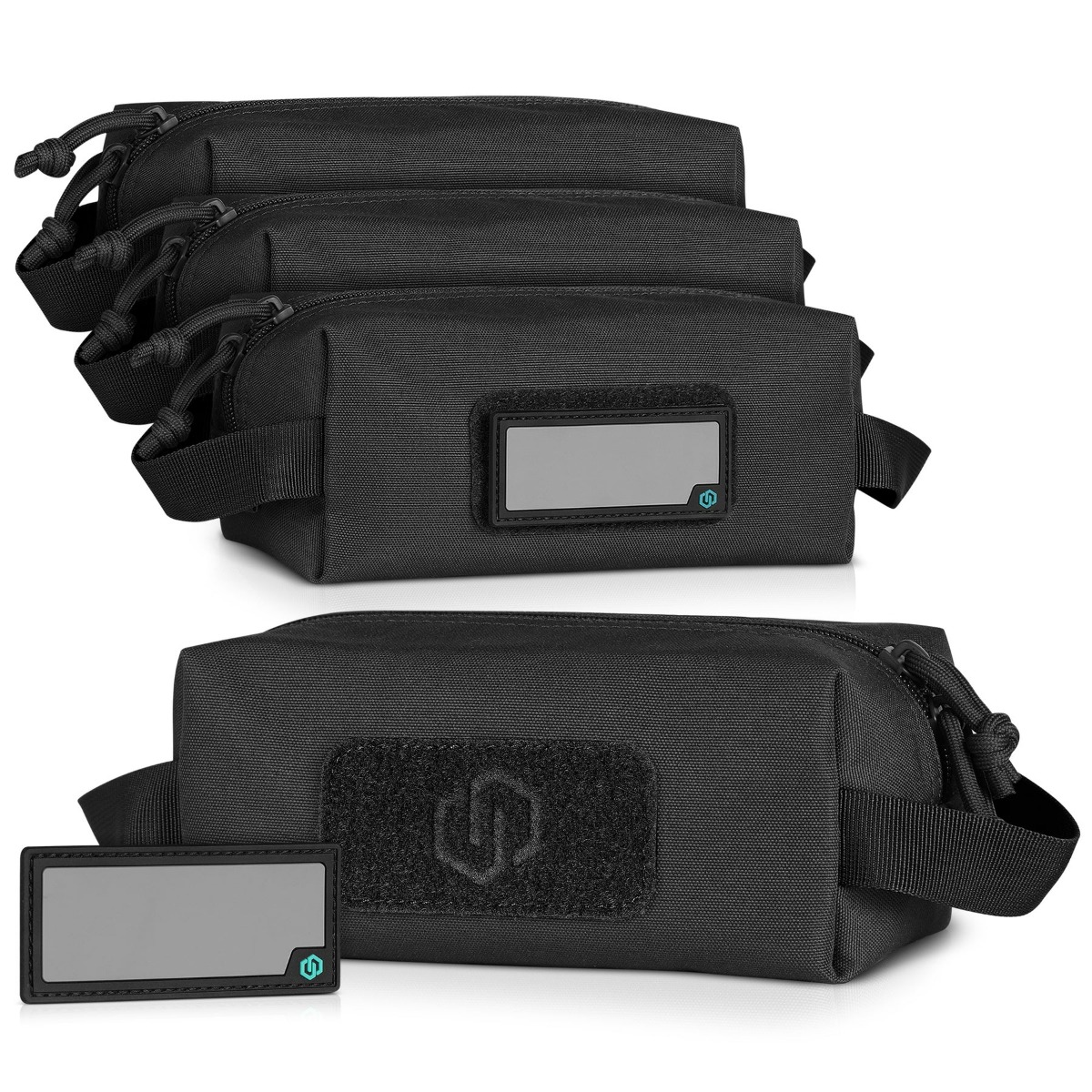 Savior Equipment Loose Sac Soft Ammo Carrier 4pk, Black - SP-AMST-4P-BK