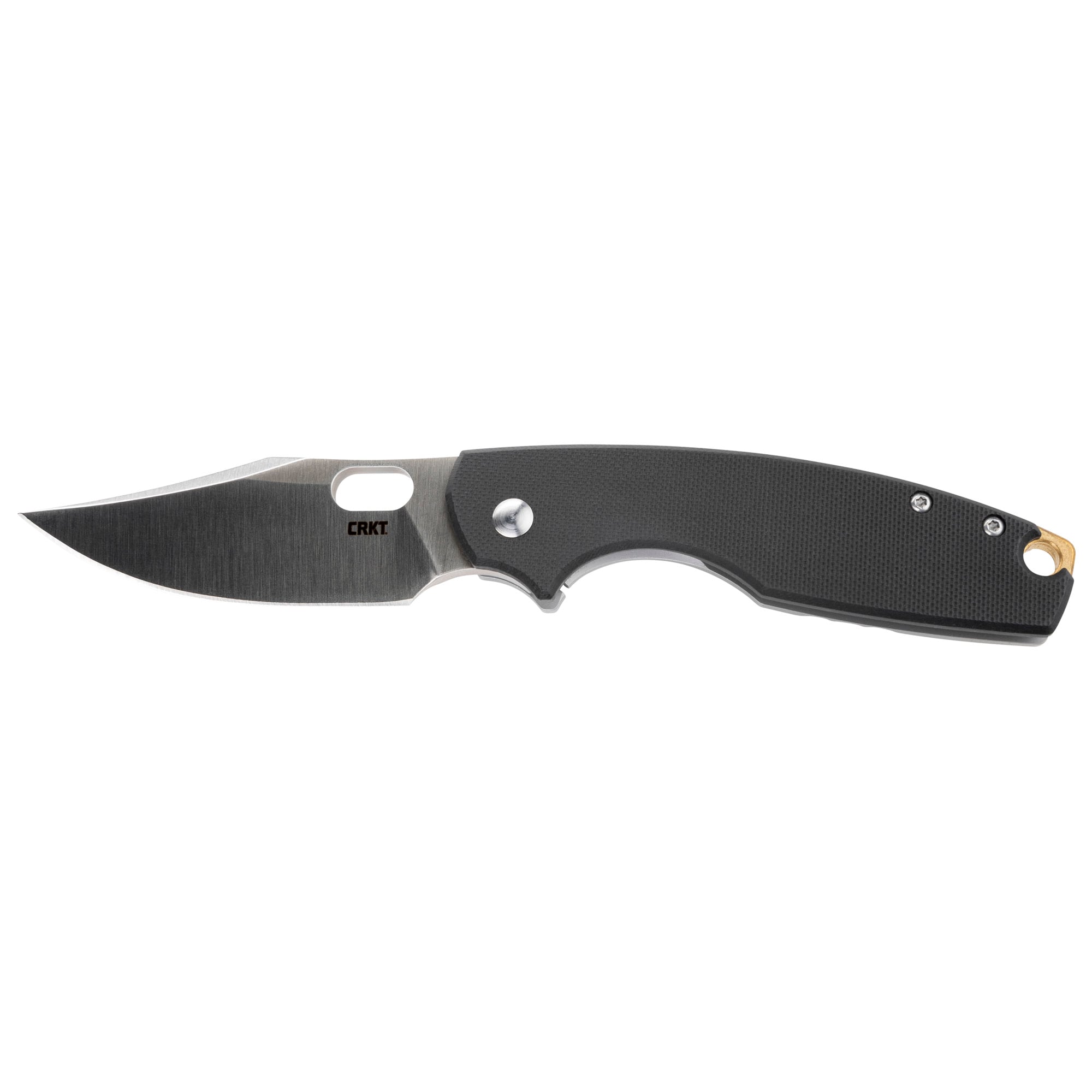 CRKT Pilar IV Folding Clip Point Knife, Black - 5321
