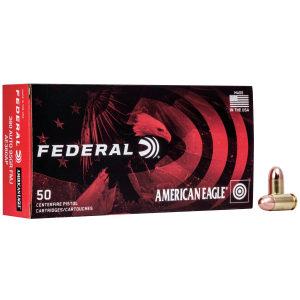 Federal American Eagle Handgun Ammunition .380 ACP 95 gr FMJ 980 fps 50/ct