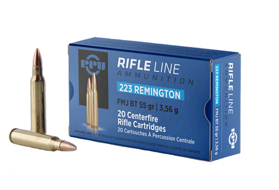 PPU 223REM 55GR FMJBT 20/1000 - No Credit Card Fees - Low, flat rate shipping