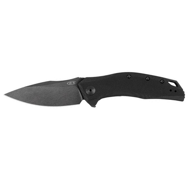 Zero Tolerance Originals Assisted Opening Drop Point Folding Knife, Blackwash - 0357BW