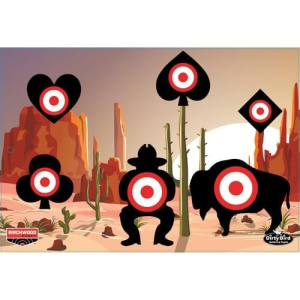 Birchwood-Casey Birchwood Casey Dirty Bird "Aces High" Target 12"x18" 6/ct