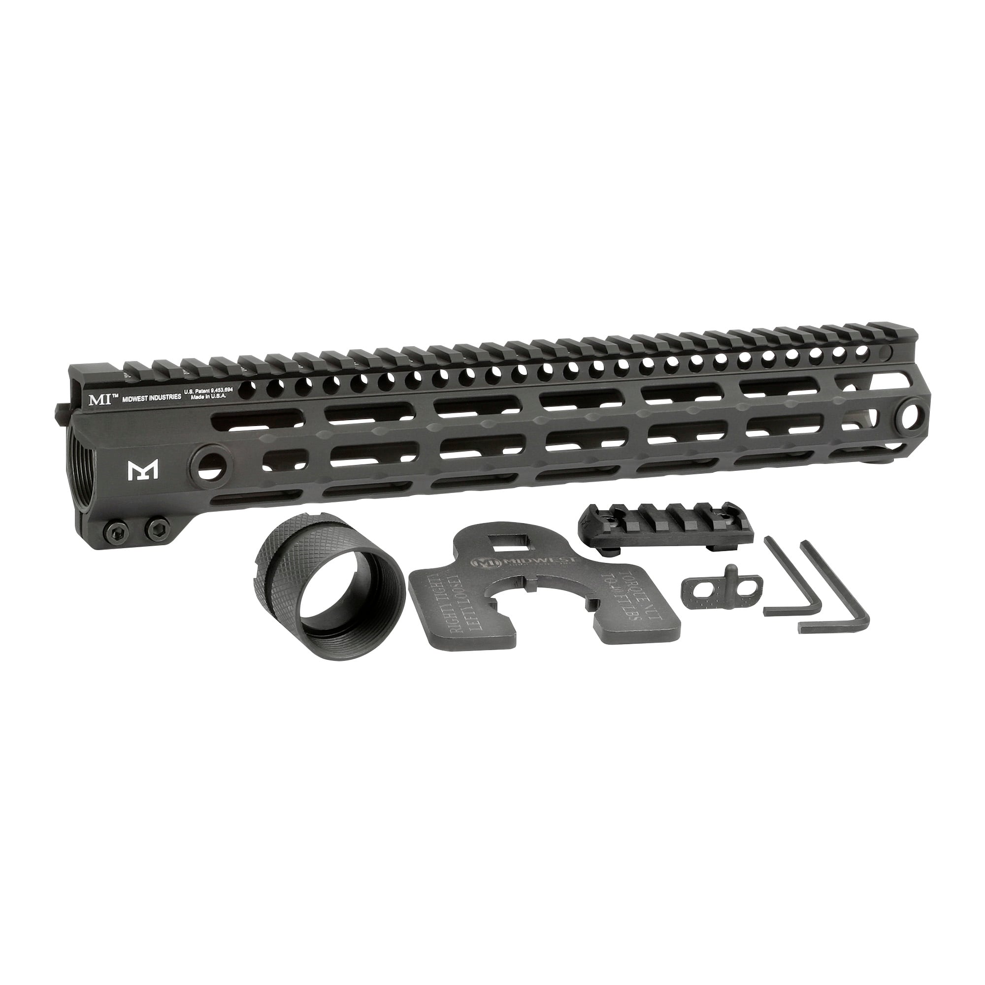 Midwest Industries Gen 4 M-Series AR-15 12.625" M-LOK Handguard - MIG4M12625
