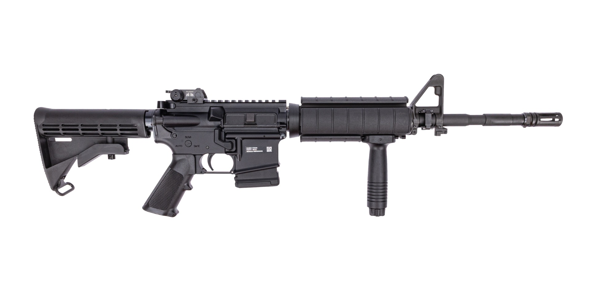PSA Sabre-15 Forged 14.5" CHF CL M4A1 with Quad Rail and Vertical Grip Classic Rifle - California