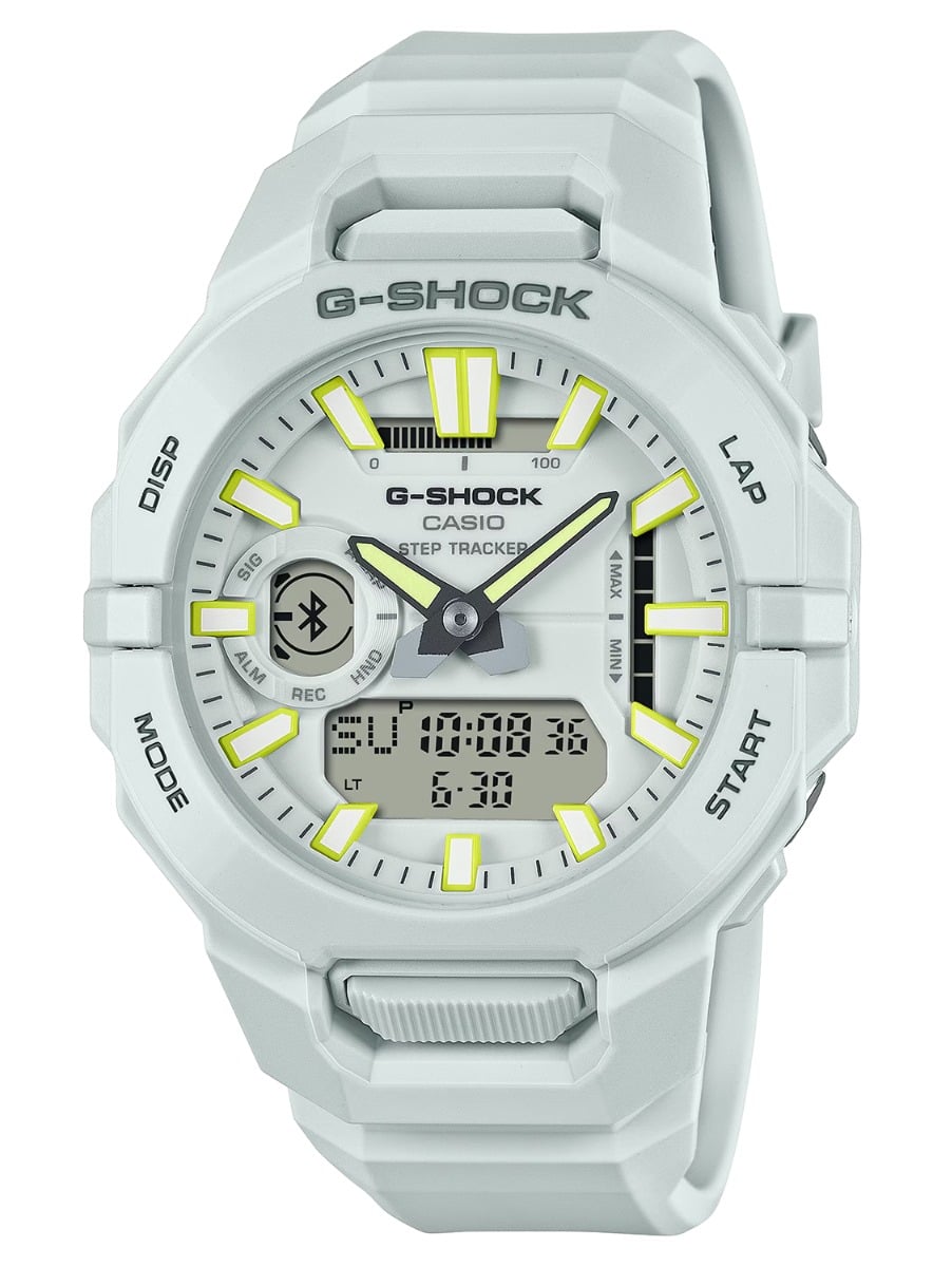 Casio G-Shock Move GBA950-7 Analog/Digital Wrist Watch, White - GBA9507ACR