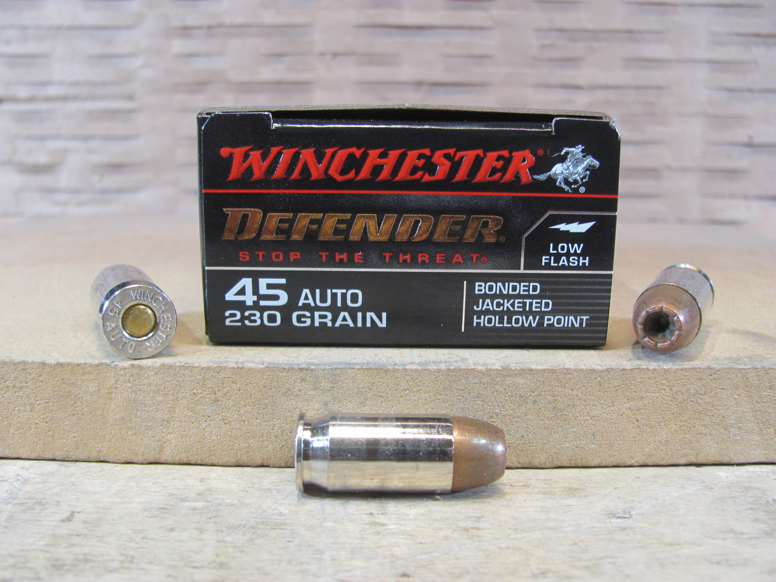 20 Round Box – 45 Auto 230 Grain Bonded PDX1 Hollow Point Ammo – S45PDB