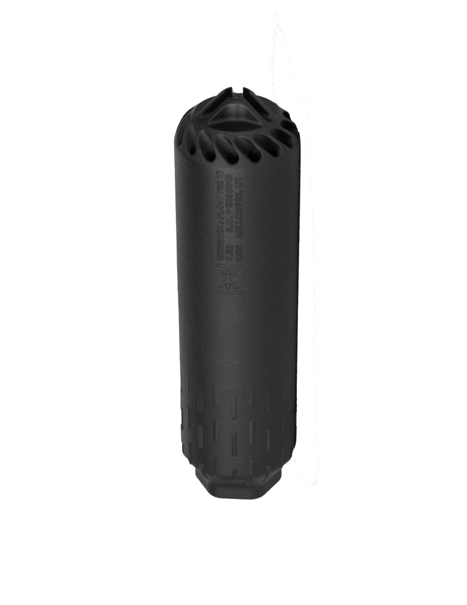 HUXWRX Flow 762Ti Suppressor + Muzzle Brake, Black - 2748