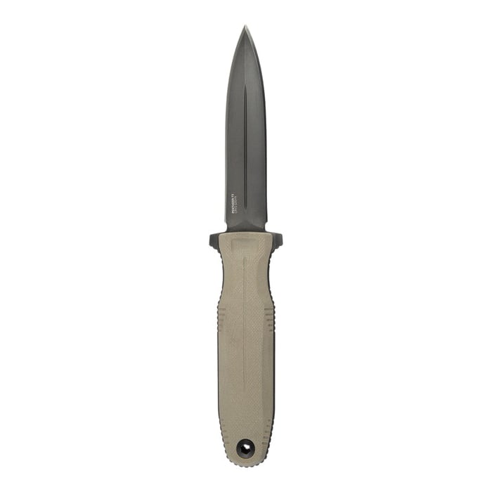 SOG Knives Pentagon FX, Fixed Blade Knife, Spear Point, Flat Dark Earth - SOG17-61-02-57