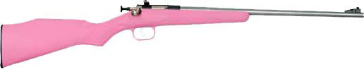 Davey Crickett G2 Youth .22LR Bolt Action Rifle - Pink