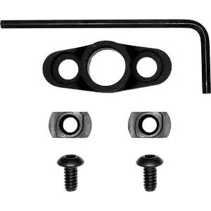 GROVTEC FLANGED PUSH BUTTON BS M-LOCK NON ROTATING BLACK