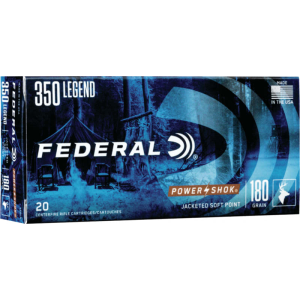 Federal 350LA Standard Power-Shok 350 Legend 180 gr Soft Point (SP) - 20rd Box