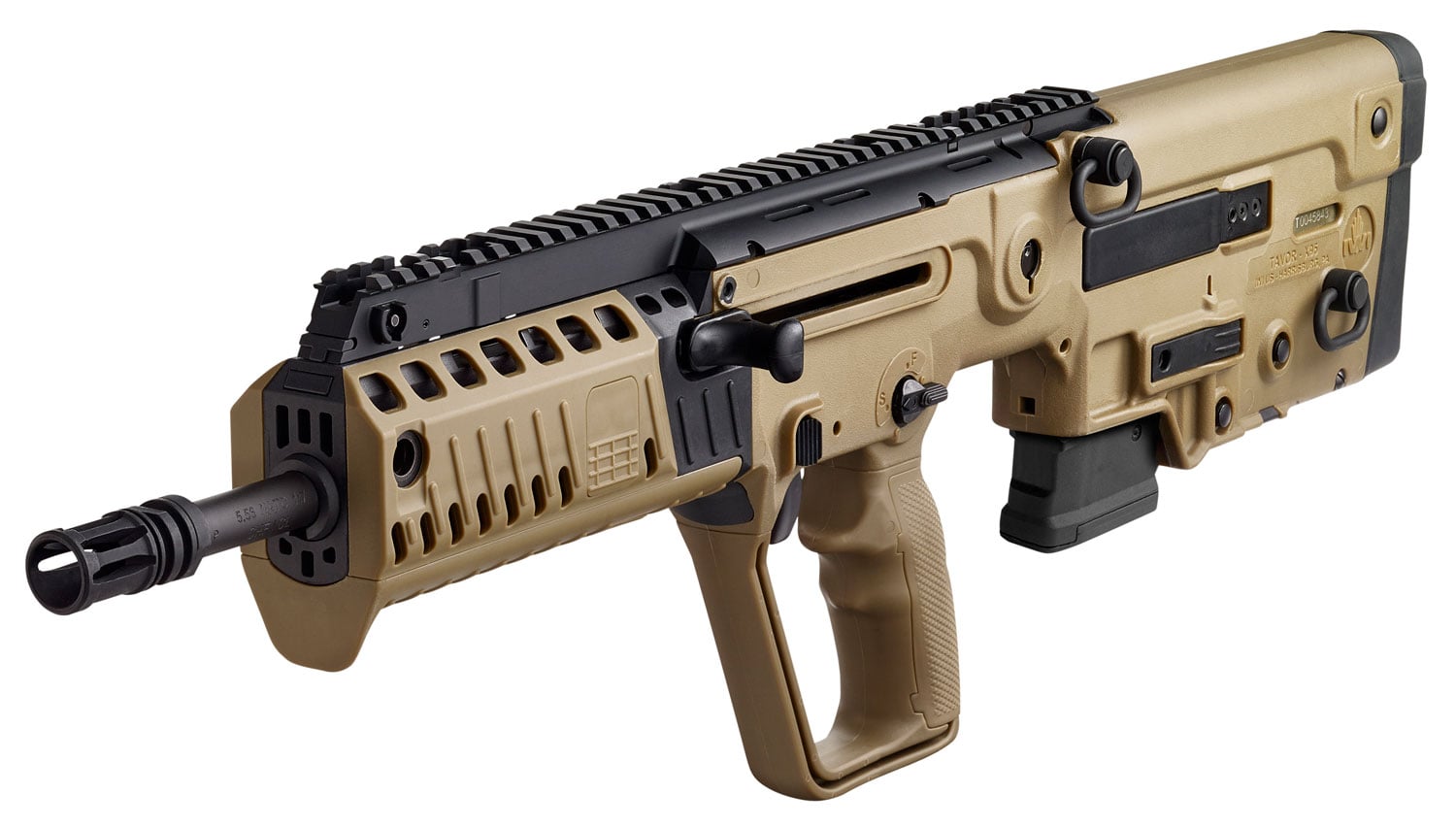 IWI – ISRAEL WEAPON INDUSTRIES TAVOR X95 5.56 FDE 16.5″ 10+1 - No Credit Card Fees - Low, flat rate shipping