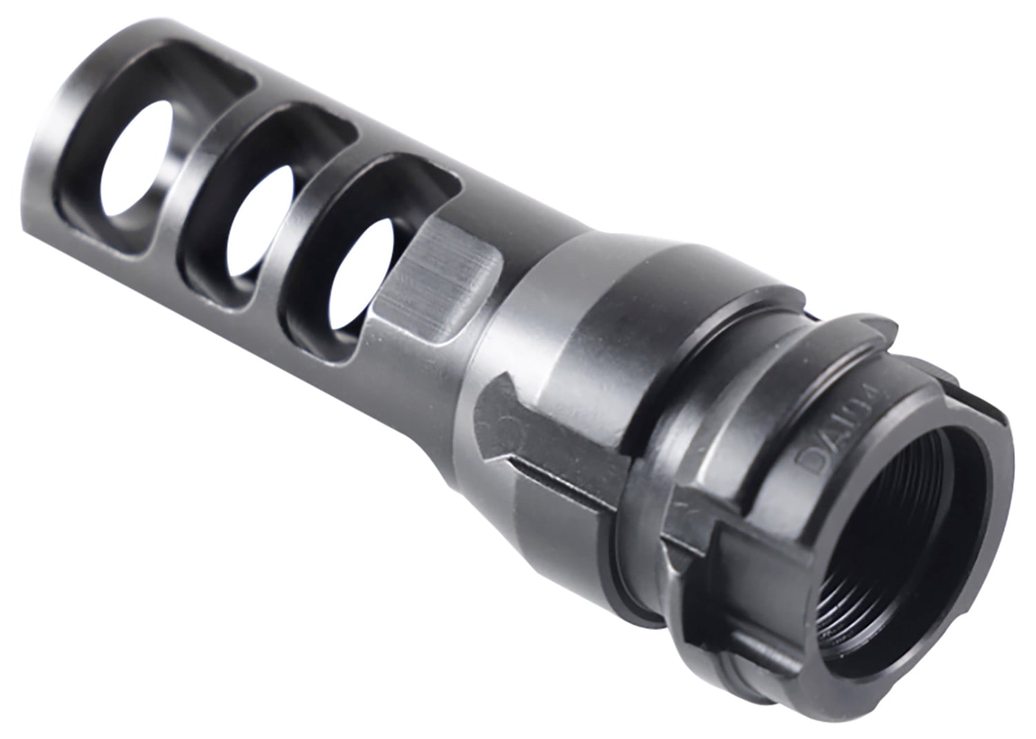 Dead Air KeyMount 2.6" Muzzle Brake, 5/8"-24 tpi, Black Steel - DA102