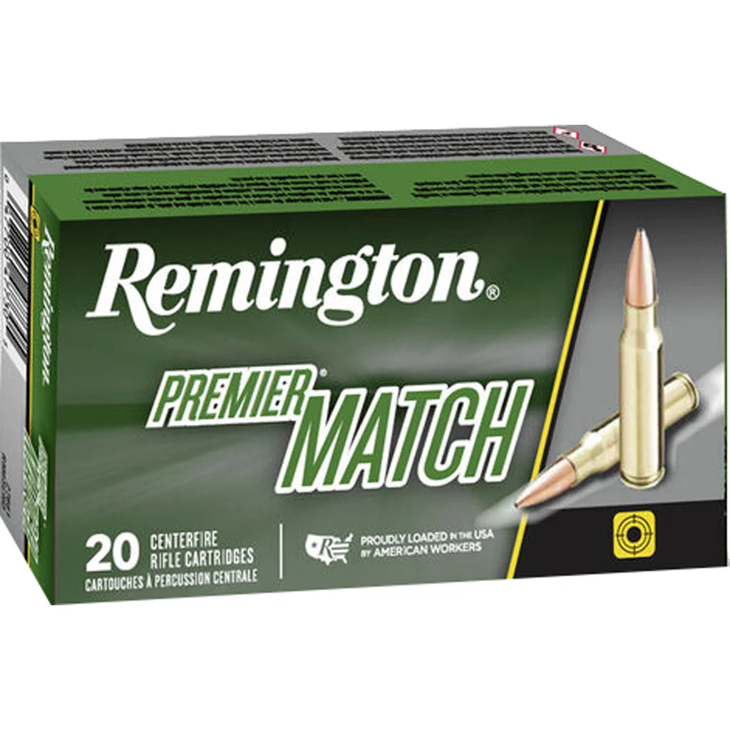 Remington Premier Match Rifle Ammo 224 Valkyrie 90 gr. Matchking BTHP 20 rd.