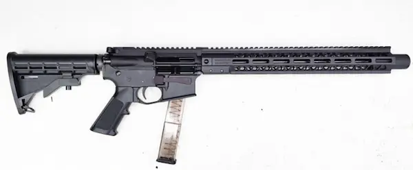 BM-9 9MM 16" BLK ADJ STK 15" M-LOK